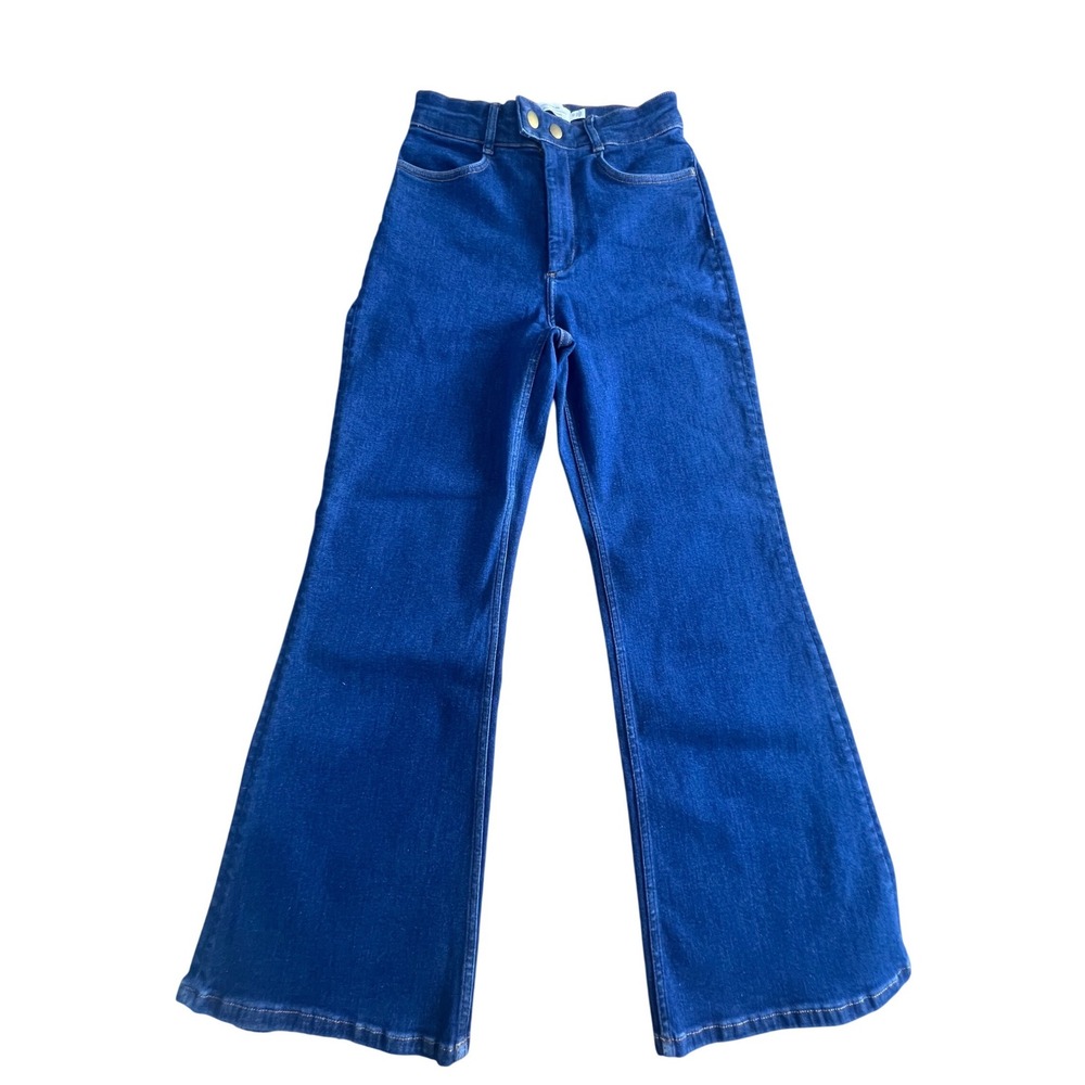 &‎ Other Stories NWOT Highwaist Flare Leg Jeans Very Stretchy Size 6